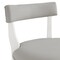 Alaterre Furniture Hanover Swivel Counter Height Bar Stool, White and Gray ANHN01PDC - alternate 7